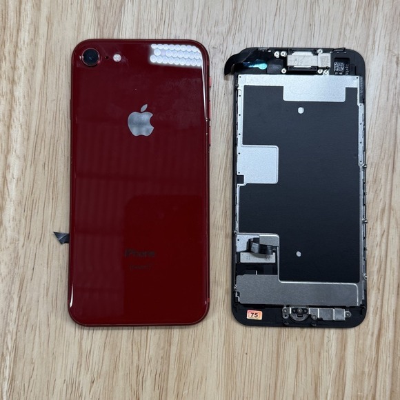 APPLE iPHONE SE 2nd Gen Red 64GB Smartphone For Parts Only As-Is Repair - Picture 1 of 3